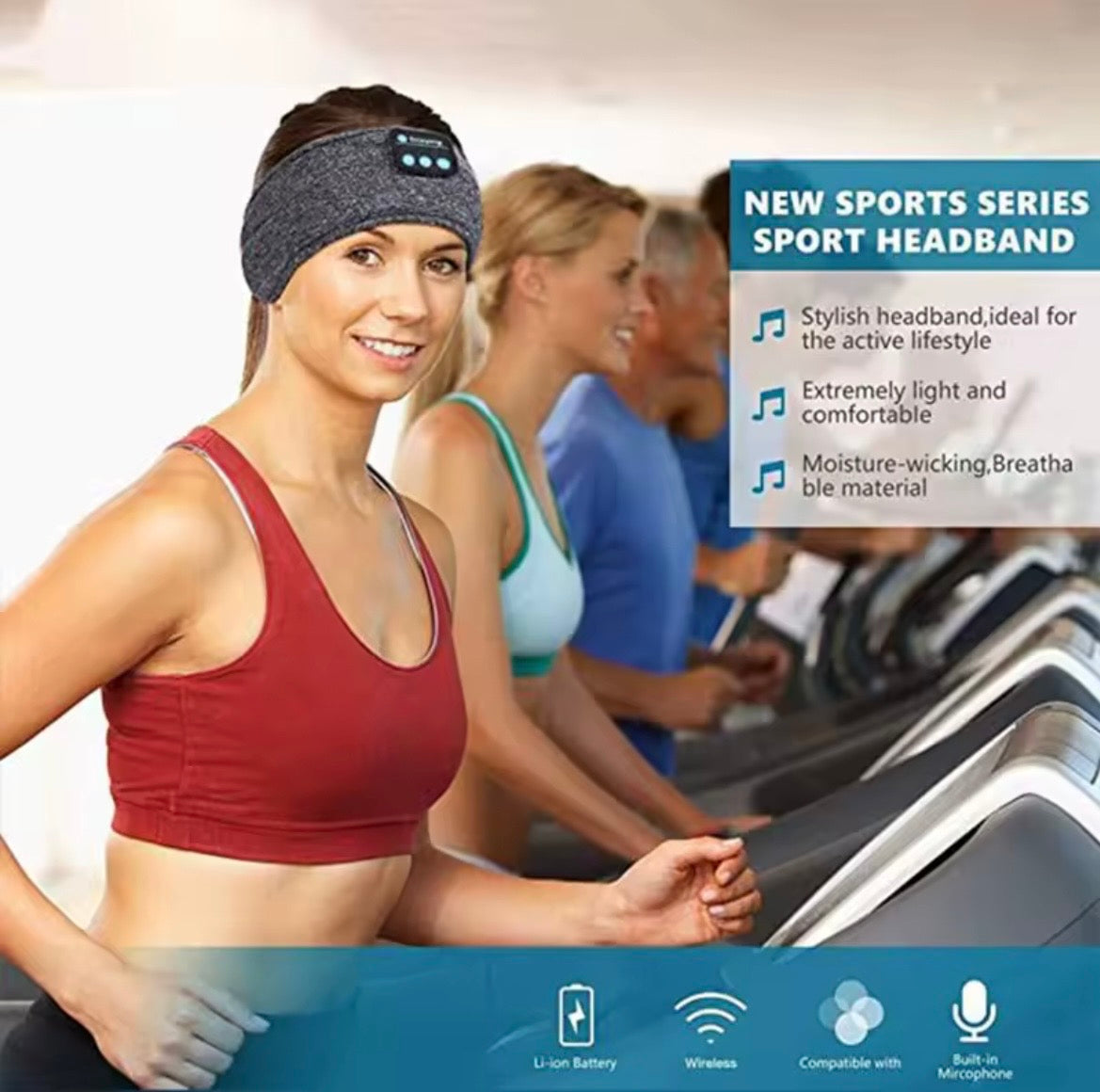 VELORA™ Wireless Eardbuds Headband